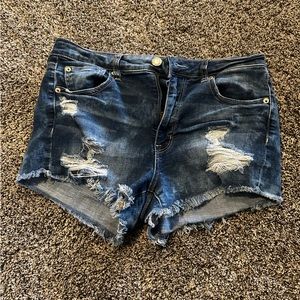 American Eagle High Rise Shortie Shorts